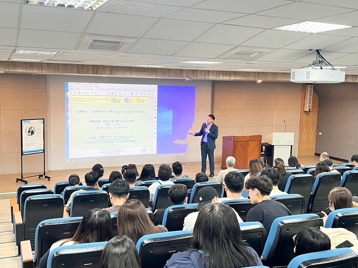 113年4月9日成功大學能源科技與筞略研究中心吳勝宏助理教授蒞校演講圖片